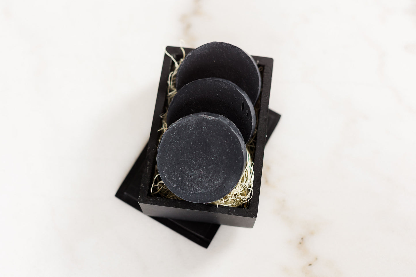 Tea Tree & Bamboo Activated Charcoal Soap & Marble Box